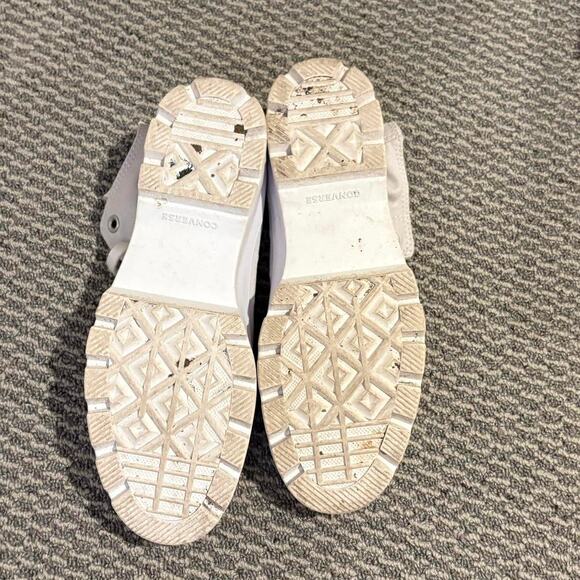 Light Gray Converse All Star Chunky Sole Boots US 8 - Picture 6 of 8